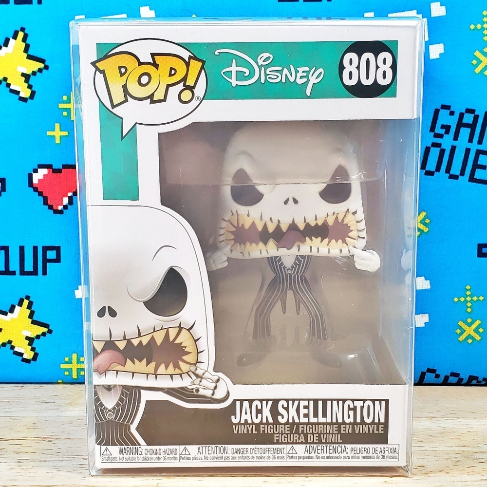 Funko PoP Nightmare Before Christmas Jack Skellington #808 Vinyl + Protector NIB